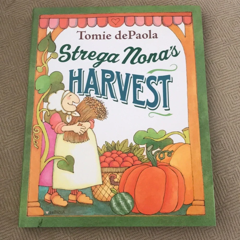 New STREGA NONA’S HARVEST by Tomie DePaola *Large Hard Cover Book*